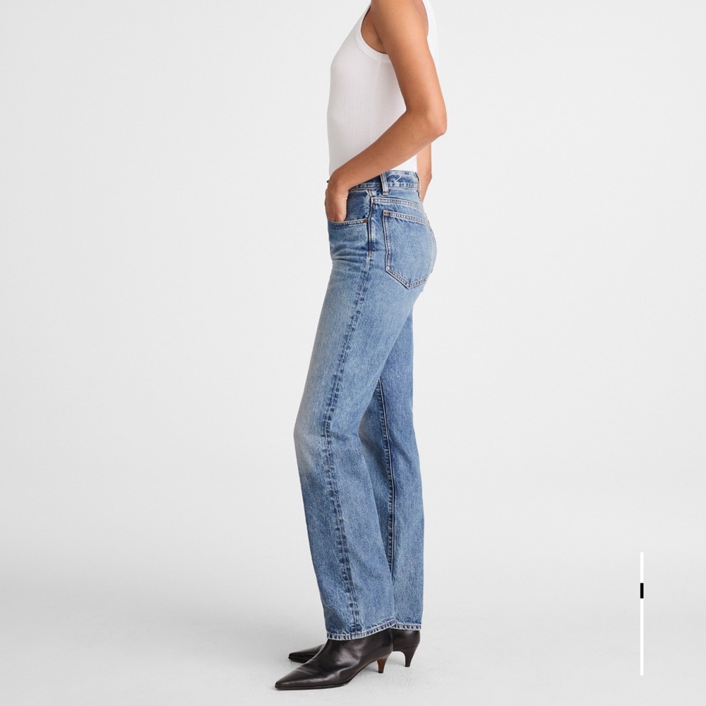 Madewell Light Blue Straight Leg Jeans - Picture 2 of 5